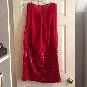 Sparkly Red Prom Dress